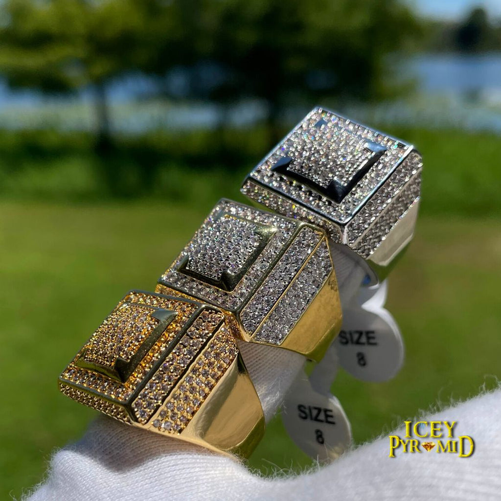 Empire Edition Iced Out Diamond Ring