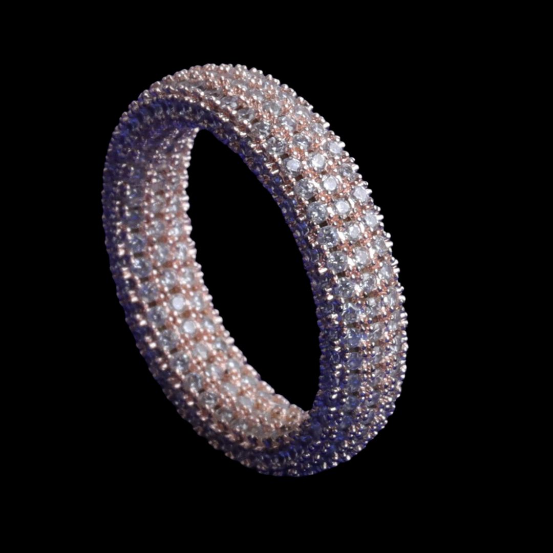 Stones of Round Iced Out Diamond Ring