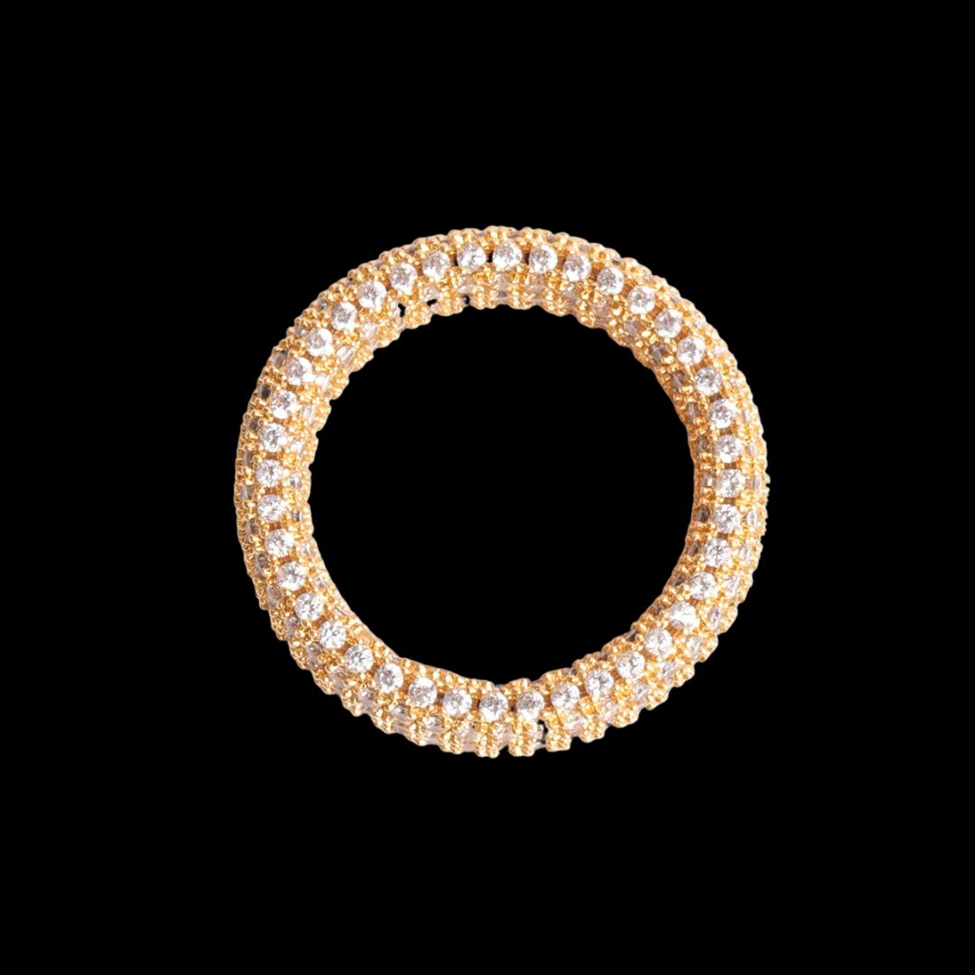 Stones of Round Iced Out Diamond Ring