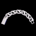 20MM 8 Shaped Iced Out Diamond Bracelet