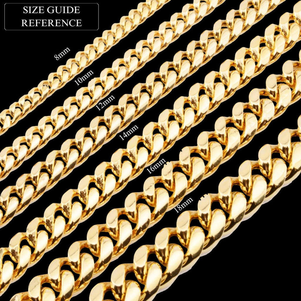 6MM-22MM Box Clasp Luxury Stainless Steel Bracelet