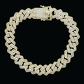 12MM Miami Cuban Link Iced Out Diamond Bracelet