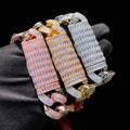 15MM Ultra VVS Iced Out Diamond Bracelet